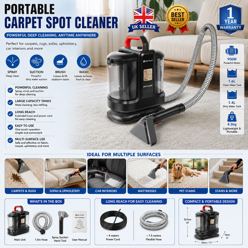 Portable carpet spot cleaner - carpet,